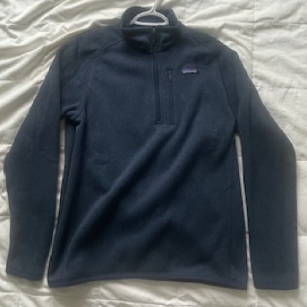Patagonia Men's Better Sweater 1/4-Zip Fleece.  Men's Medium. Blue. Never worn.